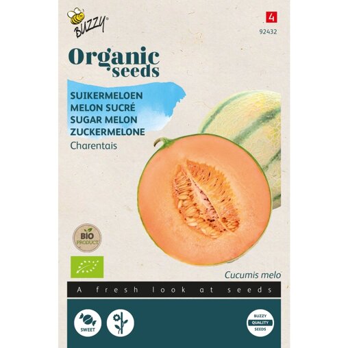 Buzzy ® Bio Suikermeloen Charentais Voorzijde